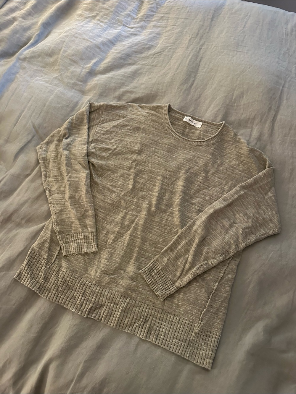 Everlane Lightweight Sage Sweater